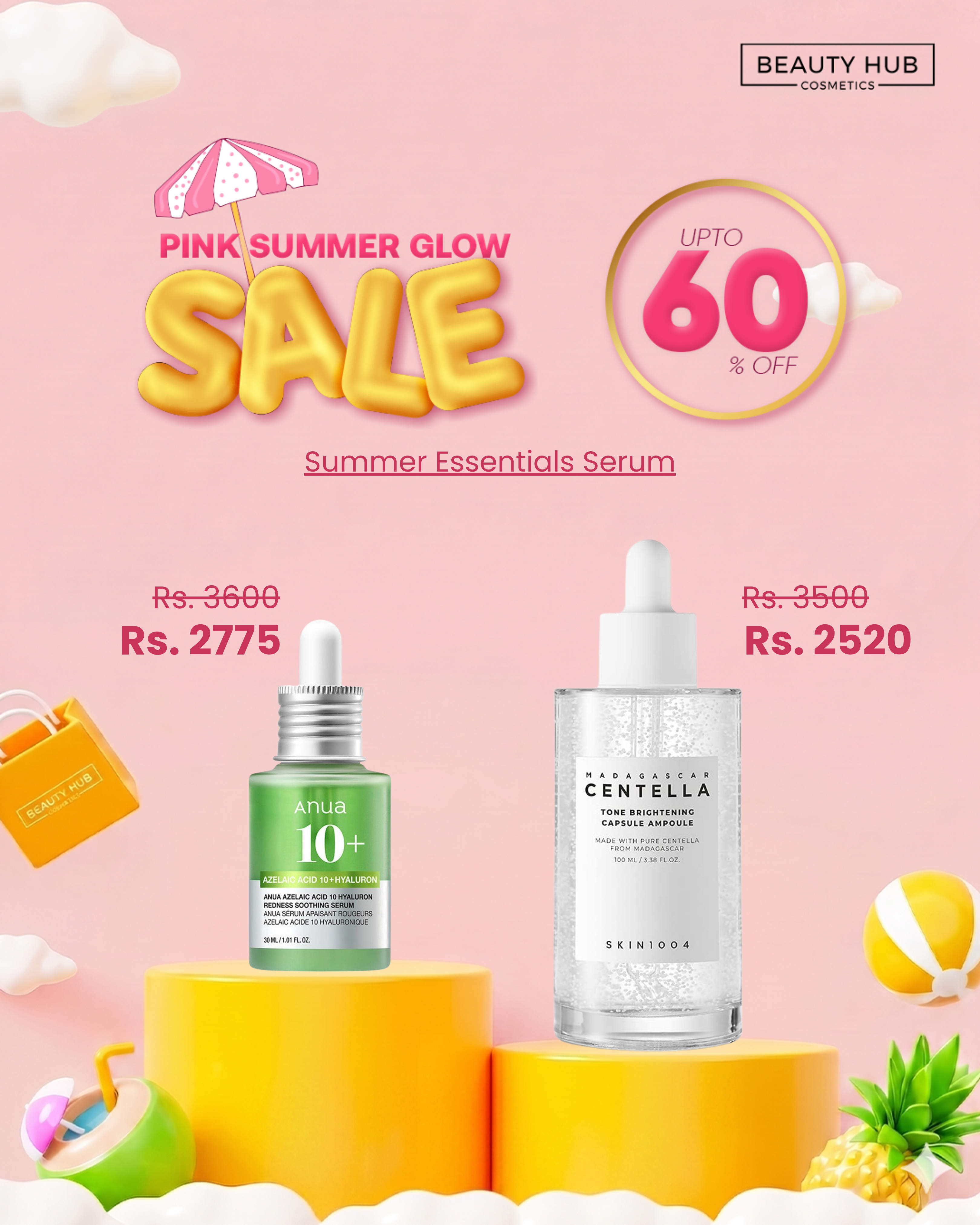 Pink glow summer sale